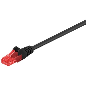 Cat6 1M Zwart UTP kabel